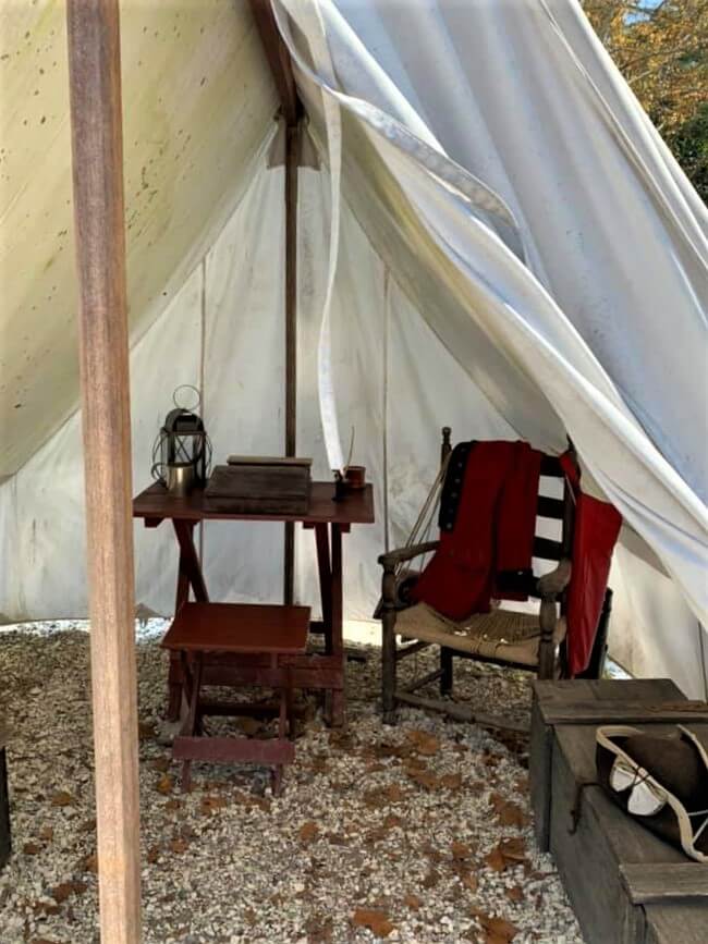 American-Revolution-Museum-Captain's-Tent
